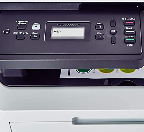Brother HL-L32 90CDW Wireless Compact Digital Color All-in-One Laser Printer, 25ppm, 600 x 2400 dpi, Duplex Printing, Durlyfish
