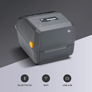 ZEBRA ZD421 Thermal Transfer Desktop Printer 300 dpi Print Width 4-inch USB 802.11ac ZD4A043-301W01EZ