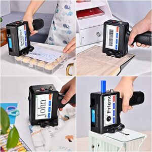 TooTwo Handheld Printer, Portable Labeler 4.3 Inch Inkjet Printer Gun with Touch Screen for Code Date Label