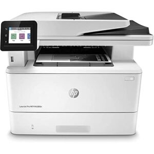hp laserjet pro mfp m428fdn all-in-one wired ethernet only monochrome laser printer, white – print scan copy fax – 2.7″ touch, 40 ppm, 1200×1200 dpi, auto 2-sided printing, 50-sheet adf, cbmou webcam