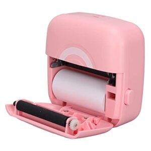 pocket thermal printer, mini printer shipping label printer portable printer for shipping packages postage address home small business (pink)