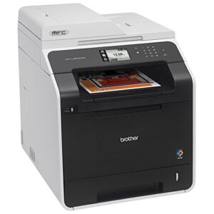 brother printer mfcl8600cdw wireless color printer with scanner, copier and fax, amazon dash replenishment ready