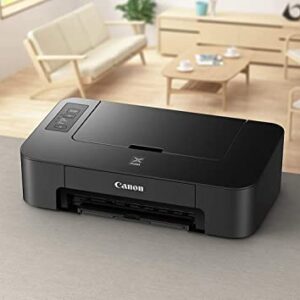 Canon PIXMA TS Series Inkjet Printer, Up to 4800x1200dpi Color Resolution, 7.7ipm Print Speed, Borderless Photos, Black, Durlyfish USB Printer Cable