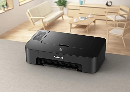 Canon PIXMA TS Series Inkjet Printer, Up to 4800x1200dpi Color Resolution, 7.7ipm Print Speed, Borderless Photos, Black, Durlyfish USB Printer Cable