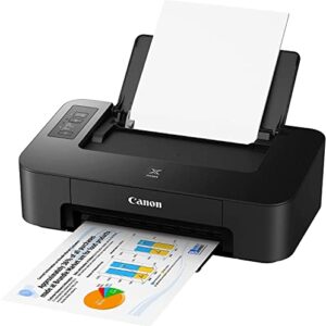 Canon PIXMA TS Series Inkjet Printer, Up to 4800x1200dpi Color Resolution, 7.7ipm Print Speed, Borderless Photos, Black, Durlyfish USB Printer Cable