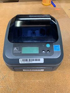 zebra – gx420d direct thermal desktop printer for labels, receipts, barcodes, tags, and wrist bands – print width of 4 in – usb, serial, and ethernet port connectivity (includes peeler) (renewed)