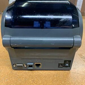 Zebra - GX420d Direct Thermal Desktop Printer for Labels, Receipts, Barcodes, Tags, and Wrist Bands - Print Width of 4 in - USB, Serial, and Ethernet Port Connectivity (Includes Peeler) (Renewed)