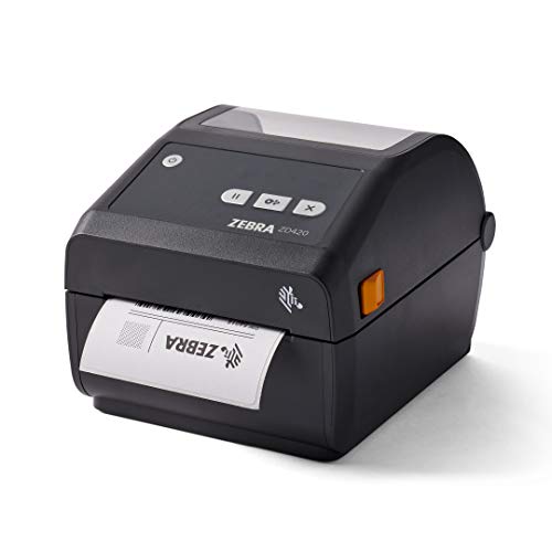 ZEBRA ZD420d Direct Thermal Desktop Printer 300 dpi Print Width 4 in Ethernet USB ZD42043-D01E00EZ