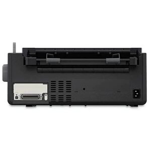 Epson LQ-590II Impact 24-Pin 80-Column Dot Matrix Printer, Black - Serial Connectivity, Single-Function Invoice Printer, Monochrome, Print Speed up to 584 CPS