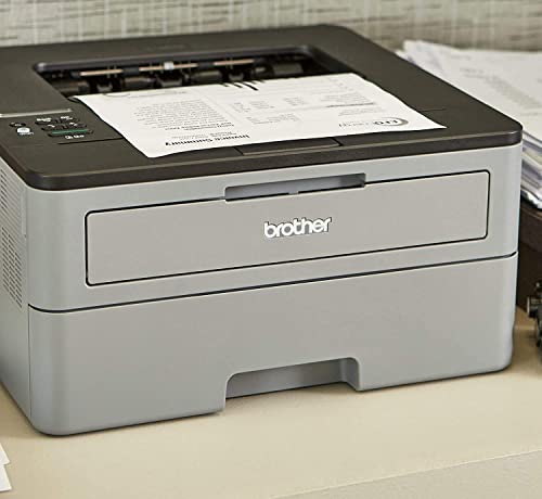 Brother Compact Monochrome Laser Printer, HL-L2350DW, Wireless Printing, Duplex Two-Sided Printing, Business Office Bundle, Amazon Dash Replenishment Ready, Durlyfish