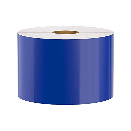 Premium Vinyl Label Tape for DuraLabel, LabelTac, VnM SignMaker, SafetyPro, Viscom and Others, Blue, 3" x 150'