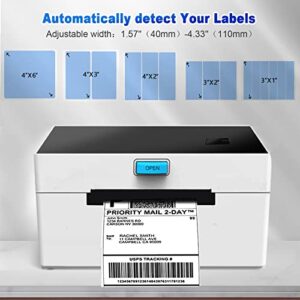 TEROW Printer 9220 Thermal Label Printer 4x6 Shipping Label Printer with 160mm/s High-Speed and Auto Label Detection for Amazon, UPS and Ebay, Support Multiple Systems(with a Label Holder)