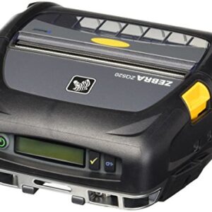 Zebra Technologies ZQ52-AUE0000-00 Thermal Printer, Portable, ZQ520, 4" Size, Bluetooth 4.0, 203 DPI