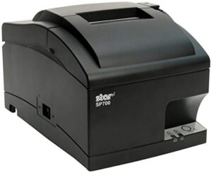 star micronics sp742me ethernet (lan) impact receipt printer with auto-cutter and internal power supply – gray (renewed)
