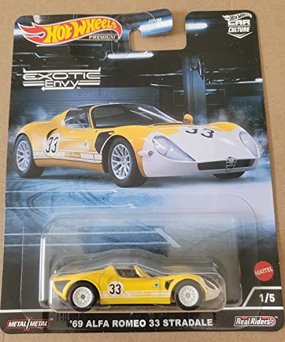 Hot Wheels 2022 - '69 ALFA Romeo 33 STRADALE - Exotic Envy - Car Culture - 1/5 - Premium