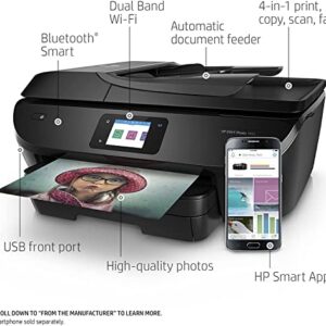 HP Envy Photo Series Printer Scanner Copier All in one with Wireless Printing, Color Laser Printer, 4800 x 1200 dpi, 2.65" CGD Touch Screen, Built-in Duplex Printing - JAWFOAL