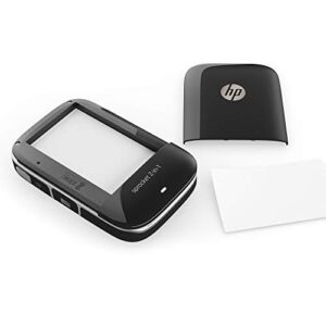 HP 5MS96A Sprocket 2-in-1 Portable Photo Printer & Instant Camera Bundle with 8GB Micro SD Card and Zink Photo Paper, Black (Pack of 3)