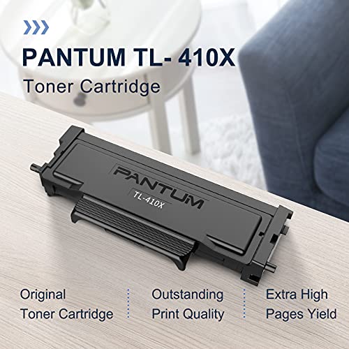 Pantum M7202FDW All-in-One Laser Printer Copier Scanner Fax, High Print and Copy Speed, Auto-Duplex Printing, with Wireless, Ethernet & USB Capabilities with TL-410X