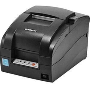 bixolon receipt printer – two-color (monochrome) – dot-matrix – roll (3.25 in) – 80 x 144 dpi – 9 pin – up to 5.1 lines/sec – parallel, usb 2.0 – cutter – dark gray