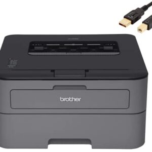 Brother Compact Monochrome Laser Printer 2300 Series, 250-Sheet, Prints up to 27 ppm, Automatic Duplex Printing, Dash Replenishment Ready, Black