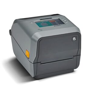 zebra zd621 direct thermal desktop printer color touch lcd 203 dpi print width 4-inch usb serial ethernet 802.11ac zd6a142-d01l01ez