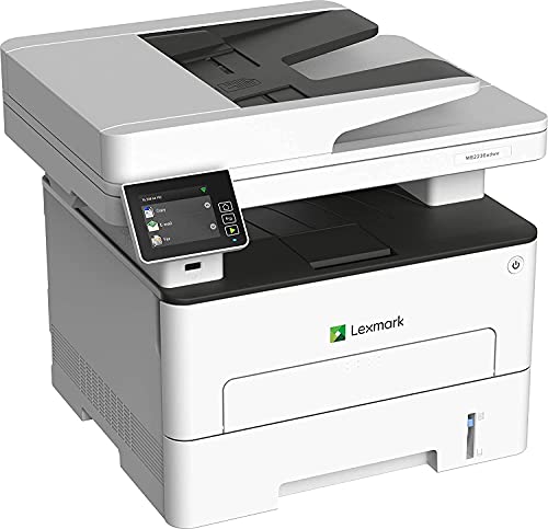 Lexmark MB2236i Multifunction Wireless Monochrome Laser Printer with A 2.8 Inch Color Touch Screen, Standard Two-Sided Printing, Cloud Fax Capability (18M0751) (Renewed)