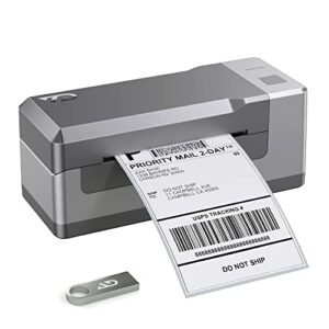 Tordorday USB Thermal Label Printer for Shipping Packages, 4x6 Thermal Labels (2 Rolls)