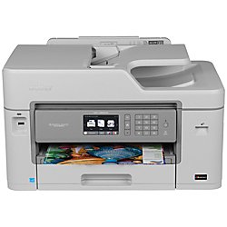 brother mfc-j5830dw all-in-one color inkjet printer, wireless connectivity, automatic duplex printing, amazon dash replenishment ready