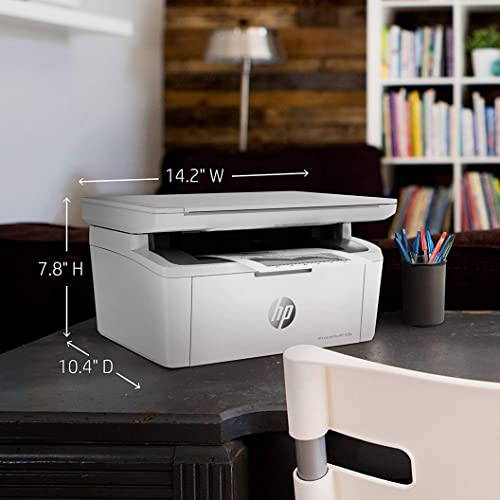 HP Laserjet Pro AIO Wireless Monochrome Laser Printer for Home Office, Print Scan Copy, 19ppm, 600 dpi, 150-Sheet Paper Tray, Mobile Printing, Work with Alexa, w/SPS Printer Cable