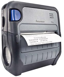 intermec pb51b32000100 series pb51 4″ rugged mobile receipt printer, direct thermal, 203 dpi, 4ips, usb and serial, fingerprint/dp