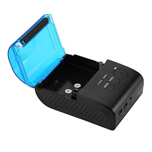 58mm Mini USB/Bluetooth Thermal Printer Receipt Portable, High Speed Thermal Printer for ESC/POS/Receipt Ticket Profession Printer, Shareable with Windos/Vista/Linux/Android(US)