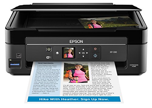 Epson Expression Home Xp-330 Wireless Color Photo Printer with Scanner and Copier, Amazon Dash Replenishment Ready