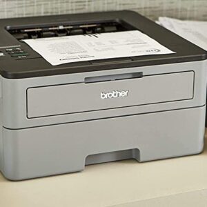 Brother HL-L23 50DW Compact Monochrome Laser Printer, Duplex Two-Sided Printing, Wireless Printing, Durlyfish USB Printer Cable