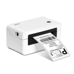 hprt thermal label printer, usps shipping label printer for shipping packages, desktop inkless printer, support amazon, shopify, ups mailing, barcode, sticker, mailing business
