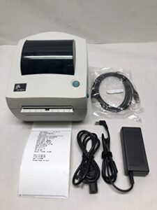 #s6b zebra lp2844 printer 2844-20301-0031 w/new adapter usb power cables & print