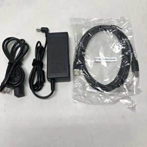 #S6B Zebra LP2844 Printer 2844-20301-0031 W/New Adapter USB Power Cables & Print