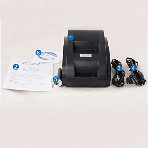 VIBY 58mm Thermal Printer Take-Out Pos Printers Cashier Small Ticket Machine Catering for Cashier Super Market