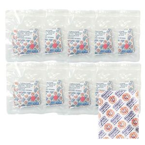 freshus 300cc oxygen absorber(10 individual pack of 10 packets, total 100 packets) – long term food storage (100, 300 cc)