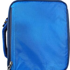 Titan Deep Freeze Expandable Lunch Box with 2 Ice Walls, Blue,Gray, Black, 14x14x14