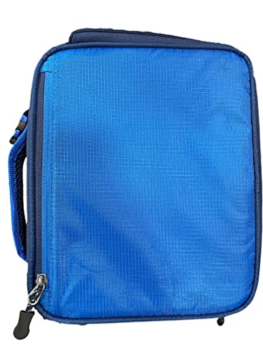 Titan Deep Freeze Expandable Lunch Box with 2 Ice Walls, Blue,Gray, Black, 14x14x14