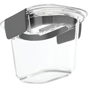 Rubbermaid Brilliance Food Storage Container, Mini, 0.5 Cup, Clear, 2 Pack