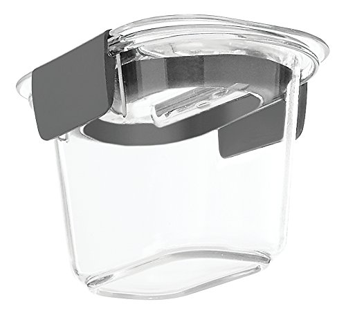 Rubbermaid Brilliance Food Storage Container, Mini, 0.5 Cup, Clear, 2 Pack