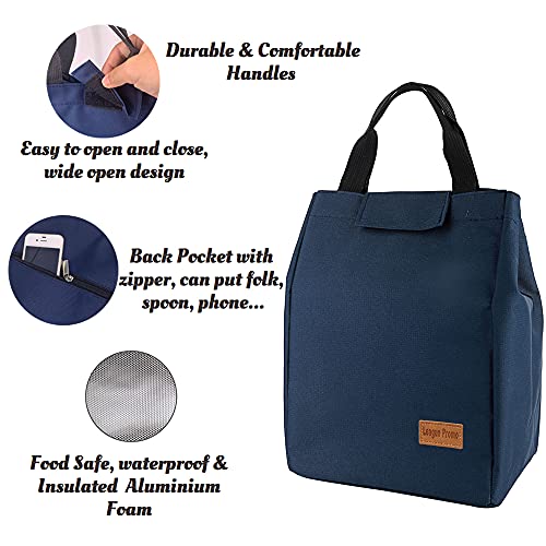 Lunch Bag for Men&Women Insulated Lunch Box for Kids Large Waterproof Lunch Tote Bag Reusable Adult Lunch Bags