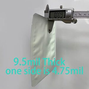 50 PCS 1 Gallon Mylar bags for food storage, Heat Sealable Bags Storage Bags for Food, Coffee Beans, tea, grains, etc.( 9.8 x 13.7 Inch )