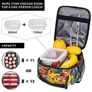 NAOINGEI lunch Bag,Cute Insulated Lunch Bag container Reusable Lunch Box cooler Lunch Tote Bag For Girls And Boys, Picnic Travel Outdoors