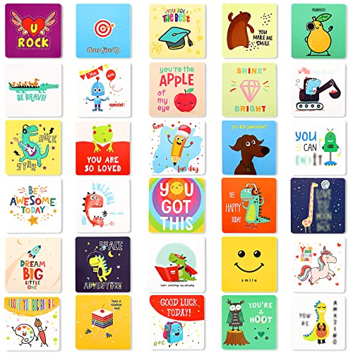 120 Pieces Lunch Box Notes for Kids Cute Lunchbox Notes for Kindergartners Inspirational and Motivational Kids Lunch Box Notes Back to School Gifts for Kids ,60 Style (Lovely Style)