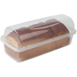 home-x transparent plastic bread box