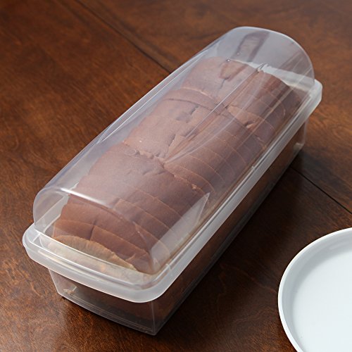 Home-X Transparent Plastic Bread Box