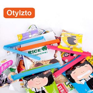 Otylzto 4 Size Assorted 40 PCS Food Bag Clips Bag Sealing Clips,Kitchen Clips for Bags