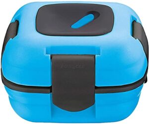 lunch box ~ pinnacle insulated leak proof lunch box for adults and kids – thermal lunch container with new heat release valve, 16 oz (blue)